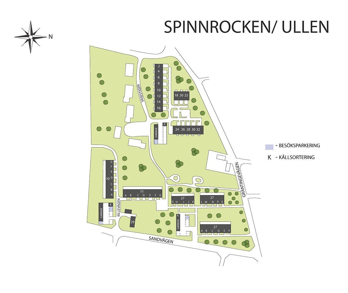 Karta över området