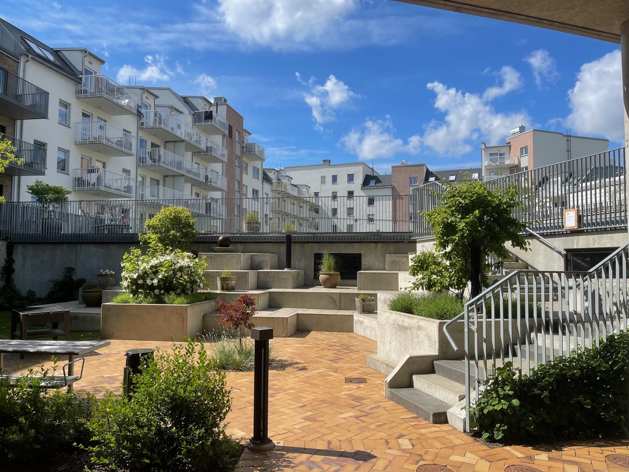 Områdesbild Xplorion innergård